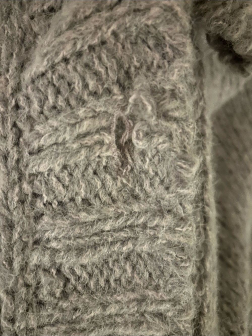 Meijong Park Lavender Chunky Knit Button-Front Sweater - Picture 5 of 5
